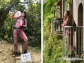 爬山穿搭汉服，爬山穿搭汉服图片